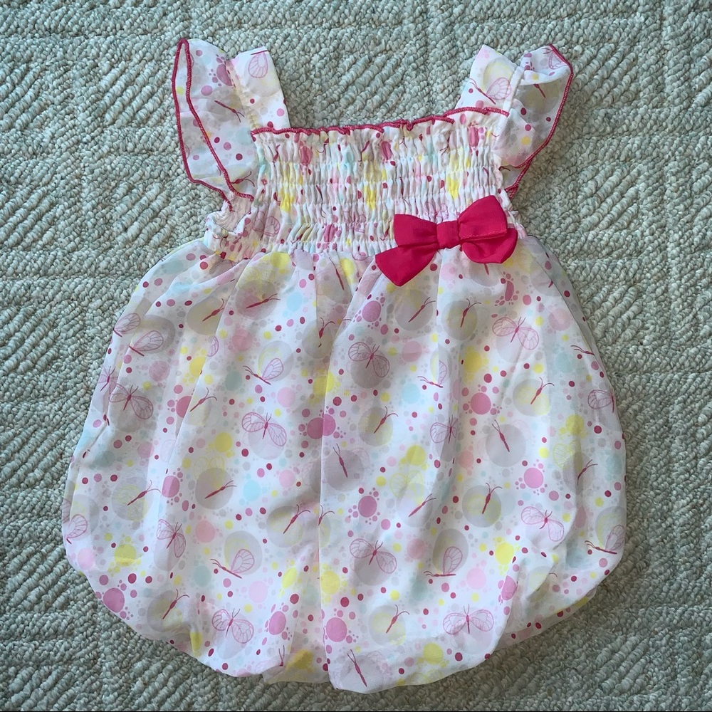 Cutest bubble butterfly romper